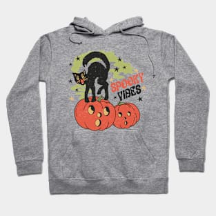 Retro Halloween Spooky Vibes Hoodie